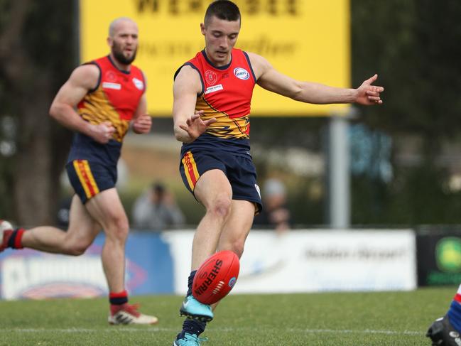 Lachie Huell played a key role in Yarraville-Seddon’s win. Picture: Local Legends Photography