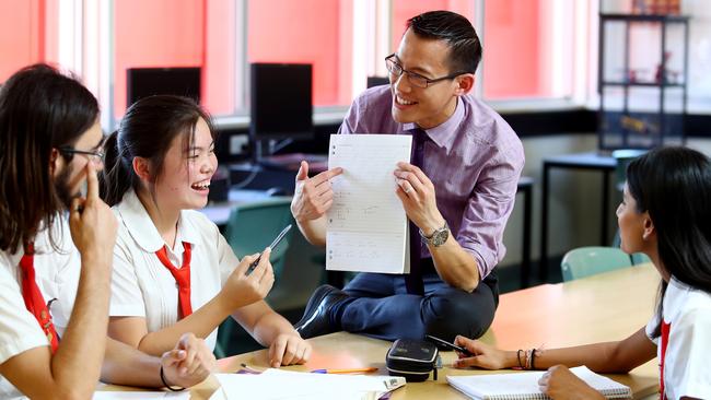 Sydney maths teacher Eddie Woo who was named as one of the top 10 teachers in the world. Picture: Hollie Adams