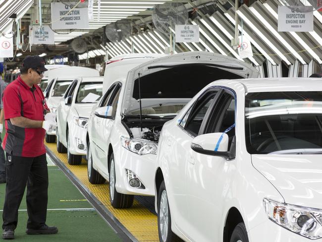 Toyota Camry car factory at Altona, May 2014