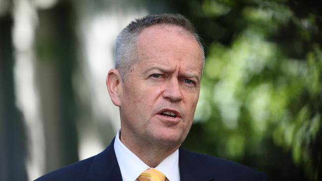 Opposition Leader Bill Shorten told reporters Ms Husar had no place in the Labor Party. Picture: Kym Smith