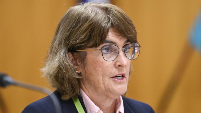 Michele Bullock in Canberra. Picture: NewsWire / Martin Ollman