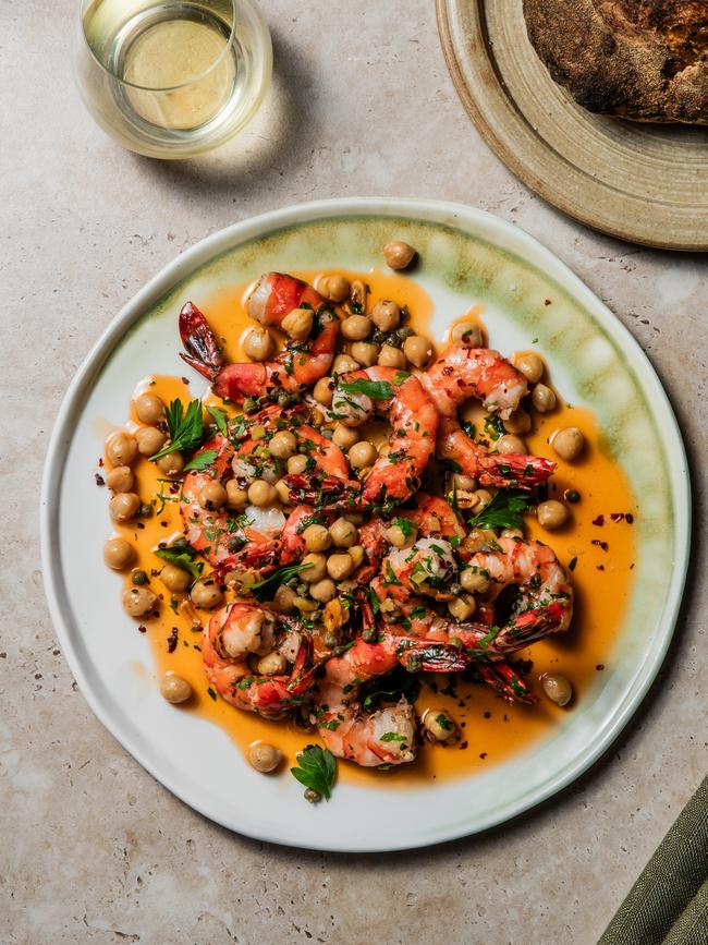 Simply delicious prawns, bathed in garlic and chilli. Photo: Nikki To / TWAM