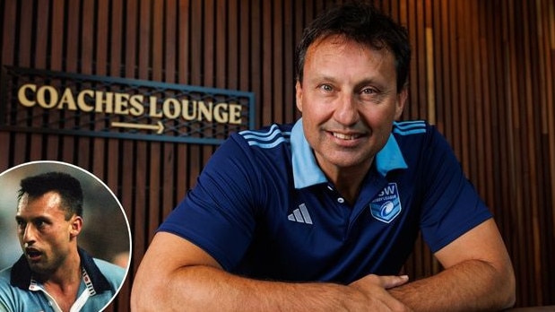 NSW Blues Origin coach and player Laurie Daley