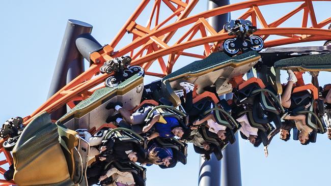 The theme park’s Steel Taipan rollercoaster