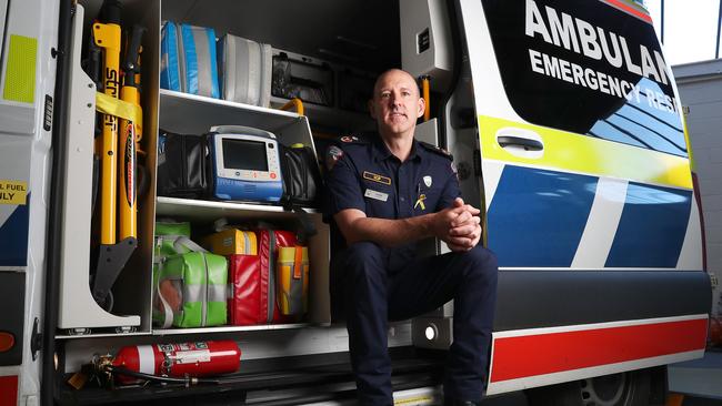 SUN TAS. Ambulance Tasmania chief Joe Acker at the Hobart station. Picture: Nikki Davis-Jones