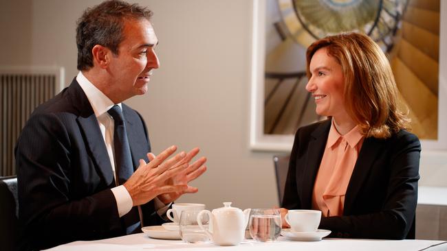 Premier Steven Marshall and Liberal MP Carolyn Habib. Picture: Matt Turner