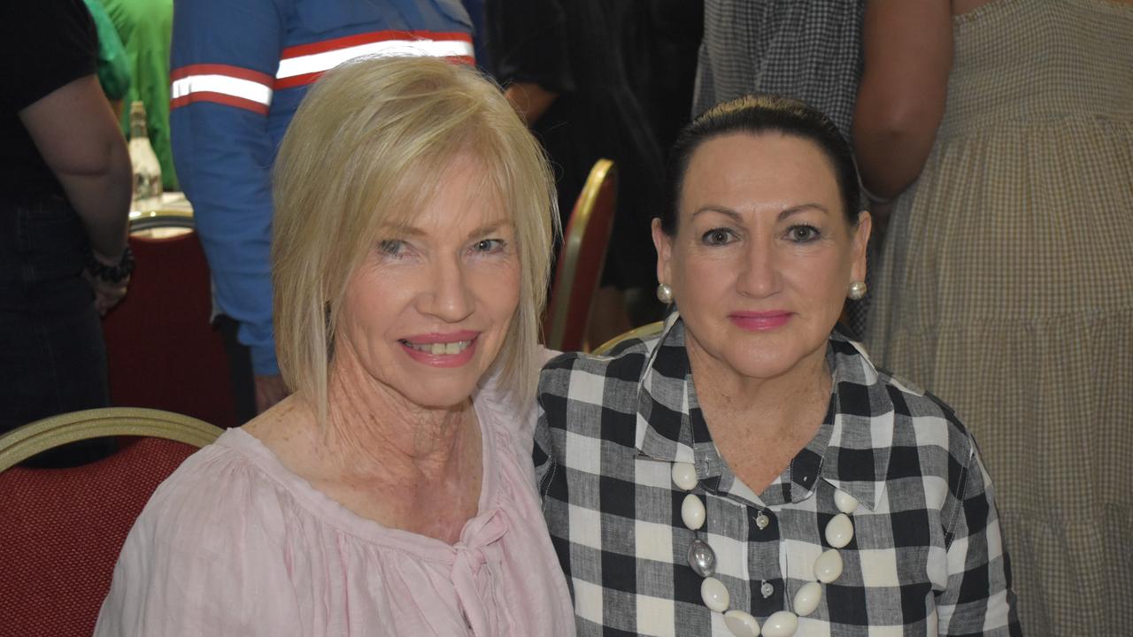 Linda Stansbi and Marisa Grulke at Zonta Roma's International Women's Day Breakfast 2023. Picture: Chloe Cufflin.