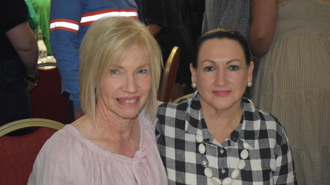 Linda Stansbi and Marisa Grulke at Zonta Roma's International Women's Day Breakfast 2023. Picture: Chloe Cufflin.