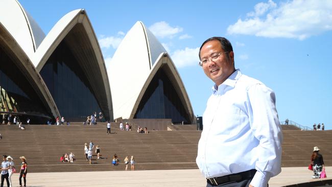 Exiled Chinese billionaire Huang Xiangmo. Picture Renee Nowytarger