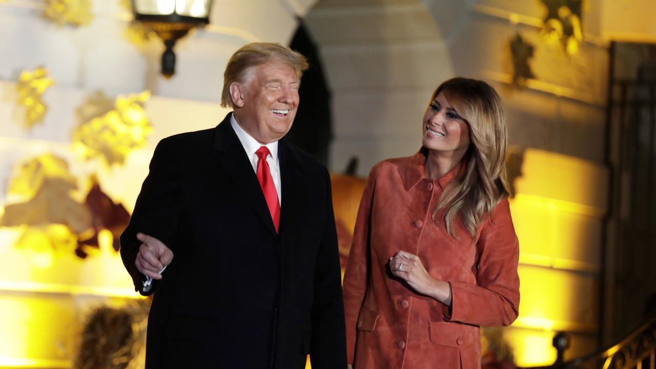 US President Donald Trump and First Lady Melania Trump hosted a Halloween event at the White House – but Ms Trump has not made many public appearances. Picture: Yuri Gripas/Bloomberg via Getty Images