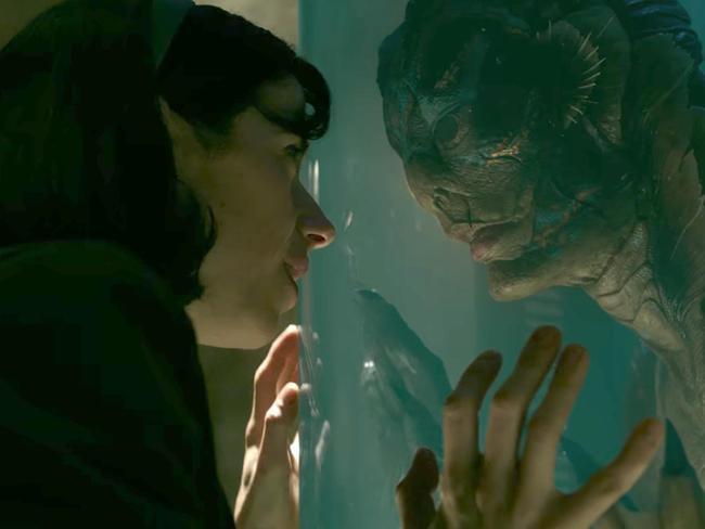 This image released by Fox Searchlight Pictures shows Sally Hawkins, left, and Octavia Spencer in a scene from the film "The Shape of Water."