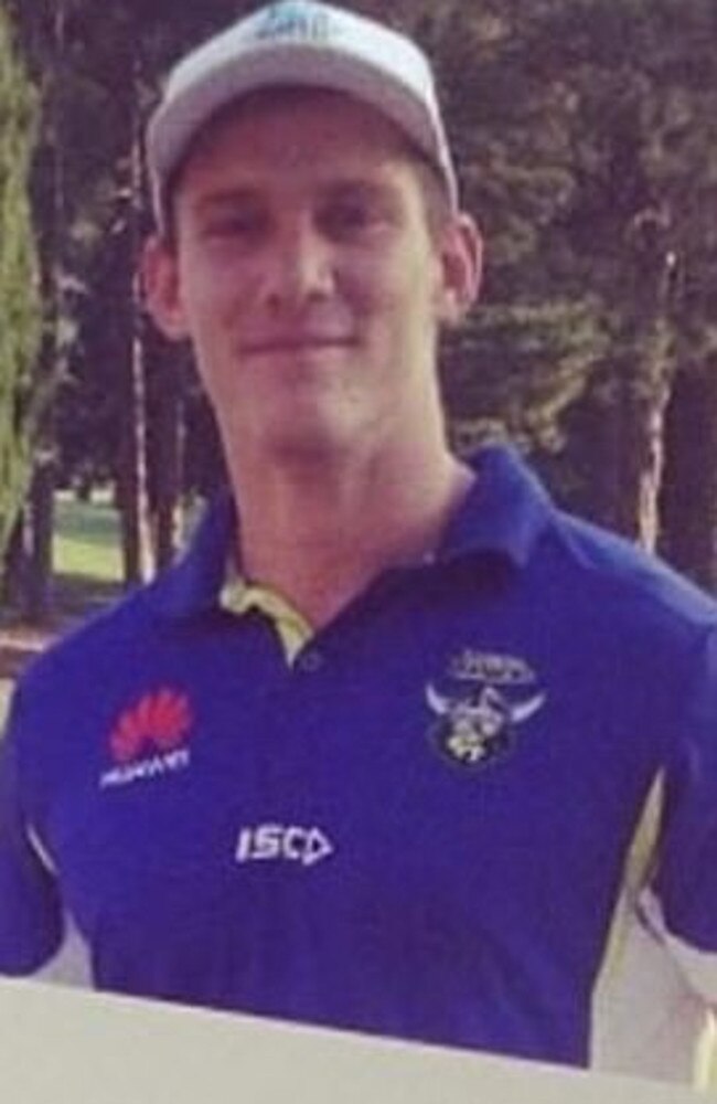 Former Brisbane Broncos player and Canberra Raiders player Mitch Cronin. Picture: Instagram