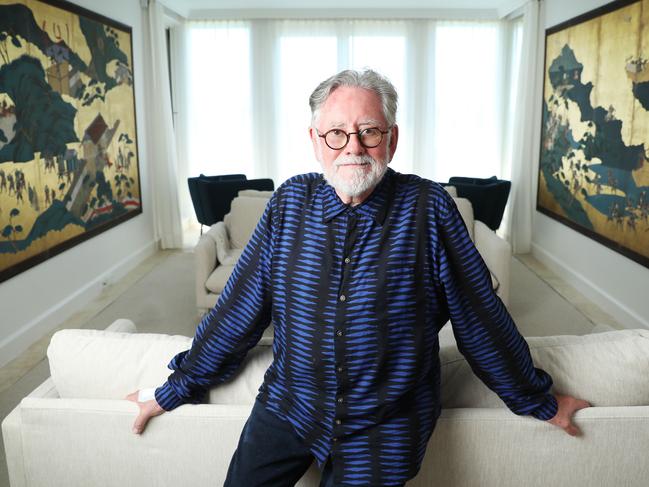 28/12/22: Designer Gregory Ladner at his home at Darling Pt. Gregory is a contributor to The Australian's summer cookbook. John Feder/The Australian.