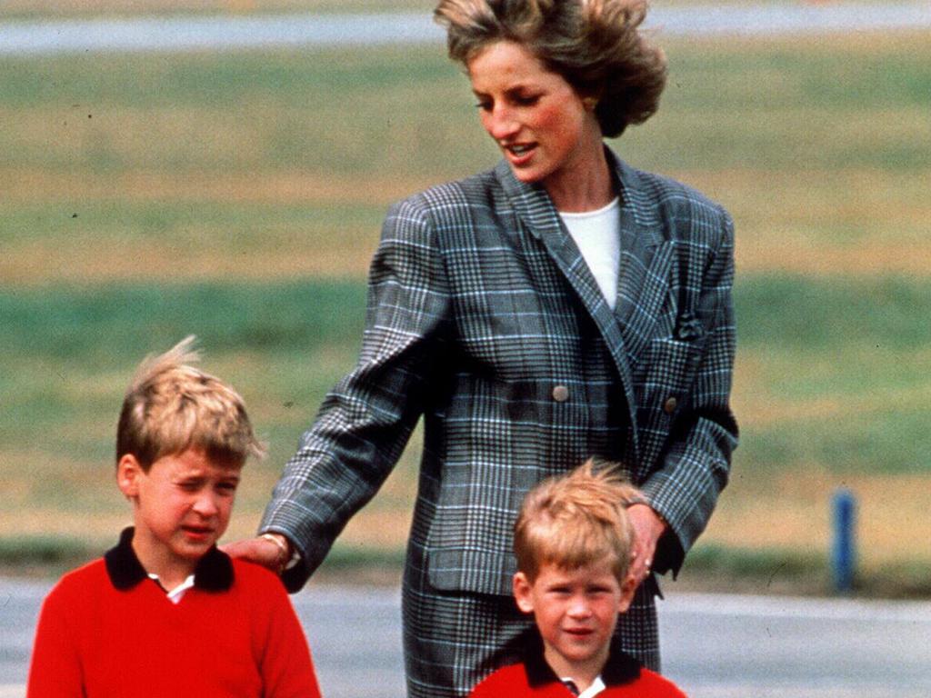 Diana maintained a very close relationship with her sons throughout her life. Picture: AFP