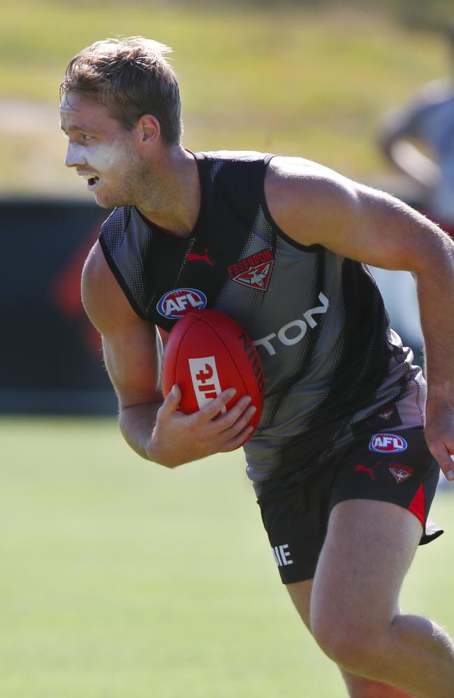 Darcy Parish will play for Essendon this Sunday in a welcome boost. Picture: David Crosling