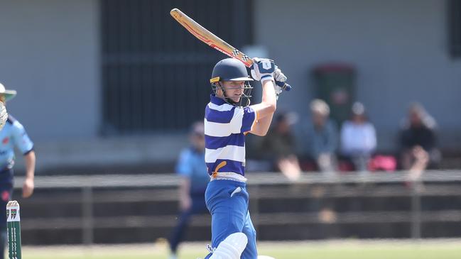 Isaac Flanagan. Hamwicks v Newcastle City, SG Moore Cup round three at Kahibah Oval. Picture: Sue Graham