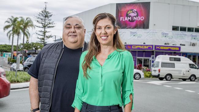 Pink Flamingo owners Tony Rigas and Sue Porrett. Picture: Jerad Williams