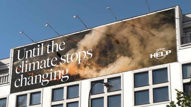 A recent NRMA Insurance billboard advertisement from creative agency Bear Meets Eagle on Fire