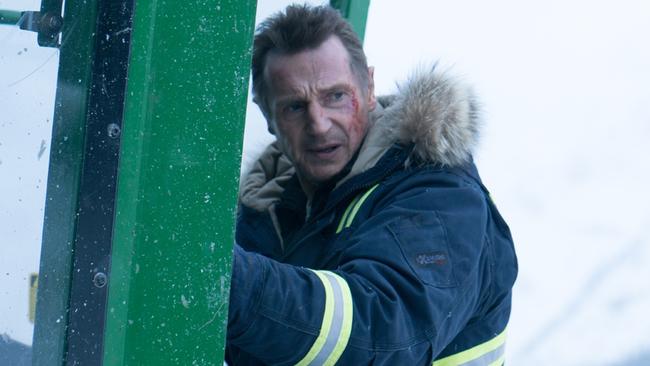 Liam Neeson in a scene from the movie Cold Pursuit. StudioCanal films.
