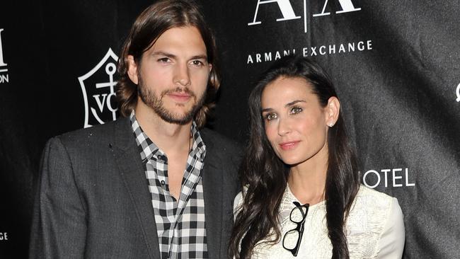 Kutcher and Moore were married in 2005 and divorced in 2013. Picture: Stephen Lovekin/Getty Images