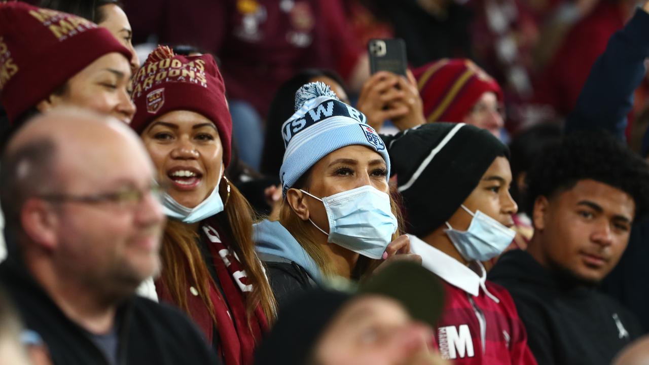 Fans look on ahead of game two of the 2021 State of Origin series.