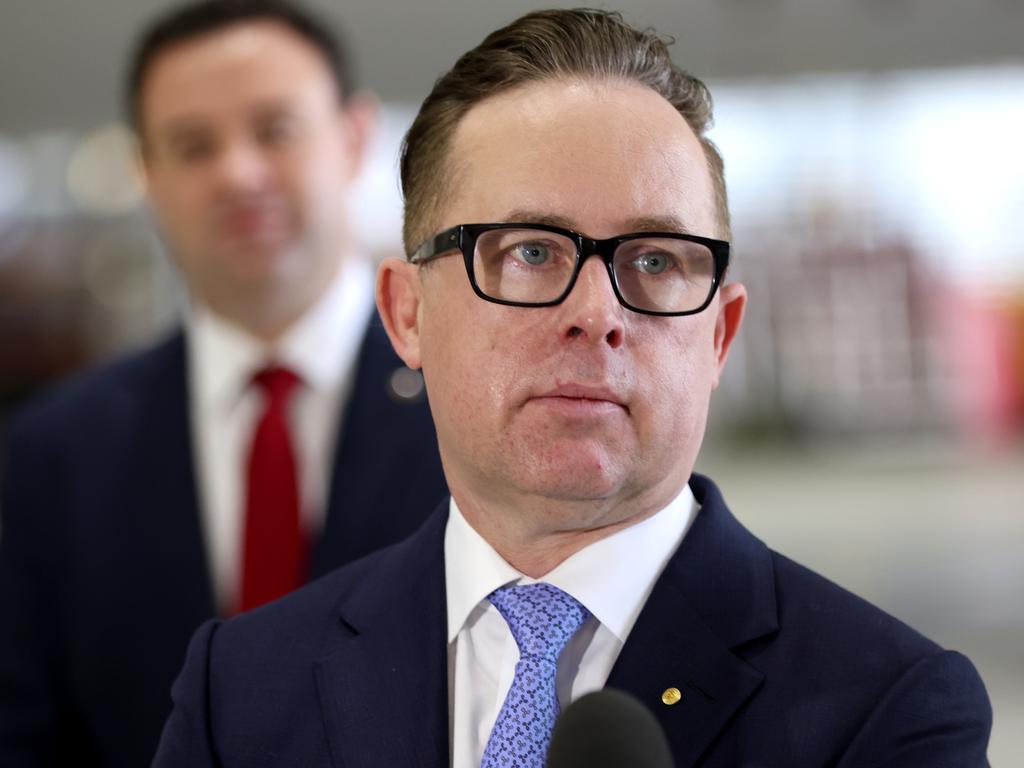 Qantas Group CEO Alan Joyce this week unveiled two new international routes from Sydney. Photo: NCA NewsWire/Damian Shaw