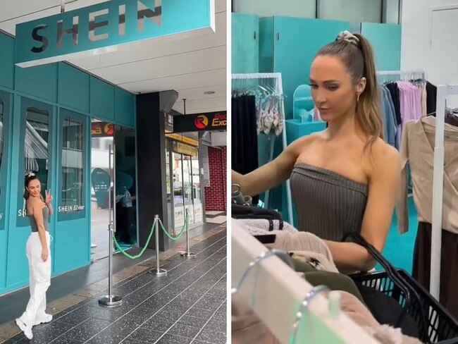 Frenzy over retailer’s Sydney pop-up. Picture: TikTok