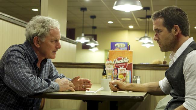 Razzie contender ...  Victor Garber and Ryan Reynolds in Self/Less.