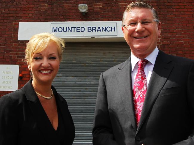 Victorian Premier Denis Napthine and then Arts Minister Heidi Victoria.