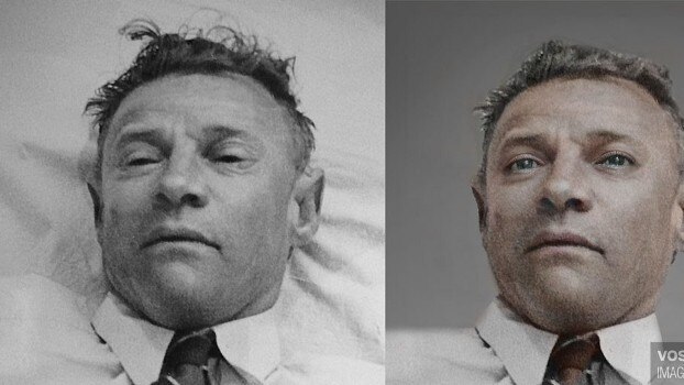 Canadian film designer Daniel Voshart used new technology to form updated images of what the Somerton Man may now look like. Picture: Daniel Voshart