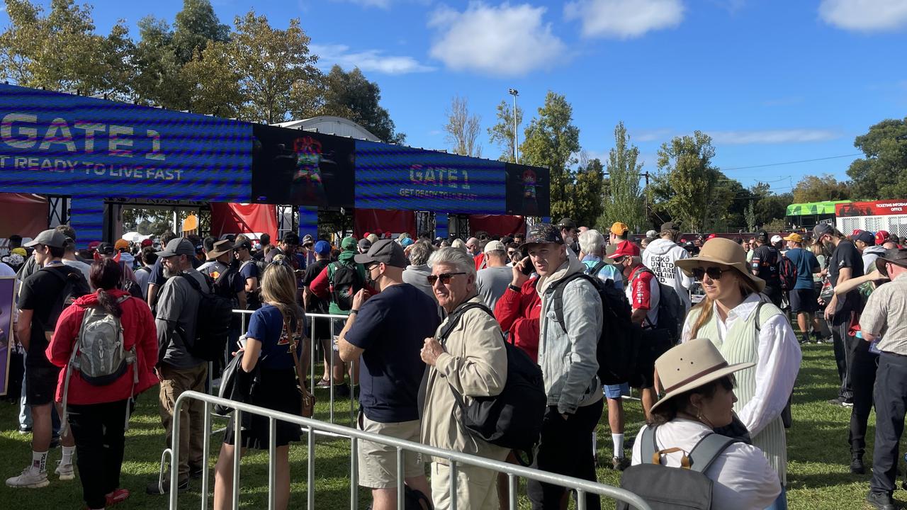 The crowds were back at Albert Park.