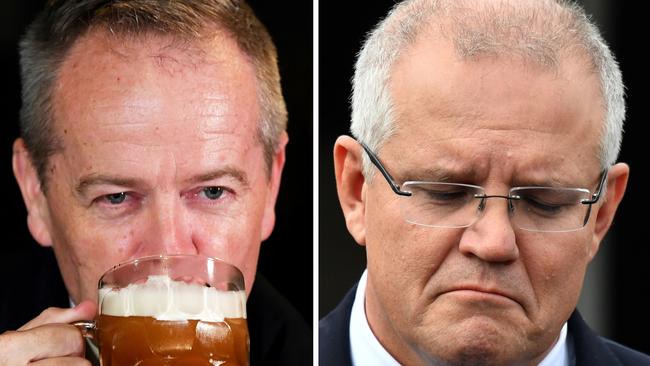 Opposition Leader Bill Shorten and Prime Minister Scott Morrison. Picture: AAP / Lukas Coch