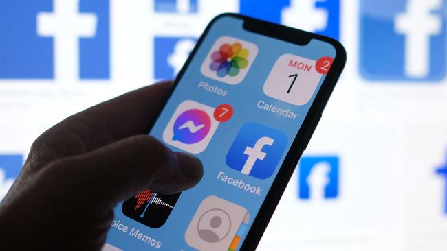 Meta has admitted to scraping adult users’ public data on Facebook and Instagram to train its AI models. Picture: Chris Delmas / AFP