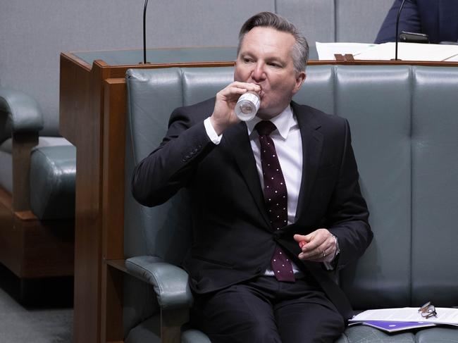 Chris Bowen during Question Time in the House of Representatives. Picture: NCA NewsWire / Gary Ramage.