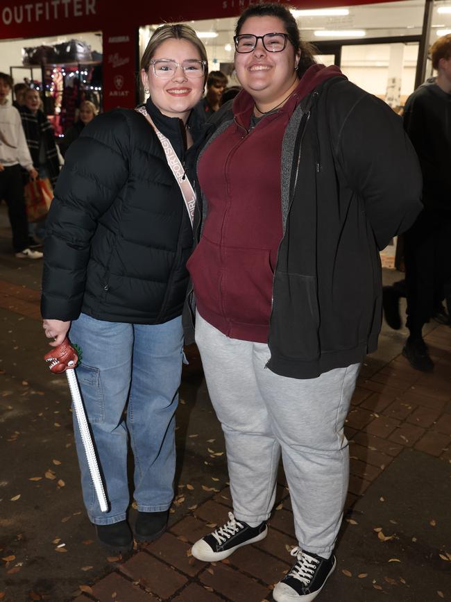 MELBOURNE, AUSTRALIA - JULY 26 2024 Chantal Potter and Caeley Potter Attend the Gippsland SnowFest held in Warragul. Picture: Brendan Beckett