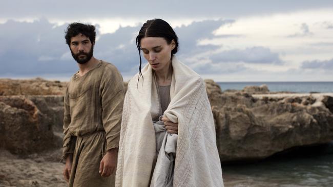 Tahar Rahim as Judas and Mara as Mary.