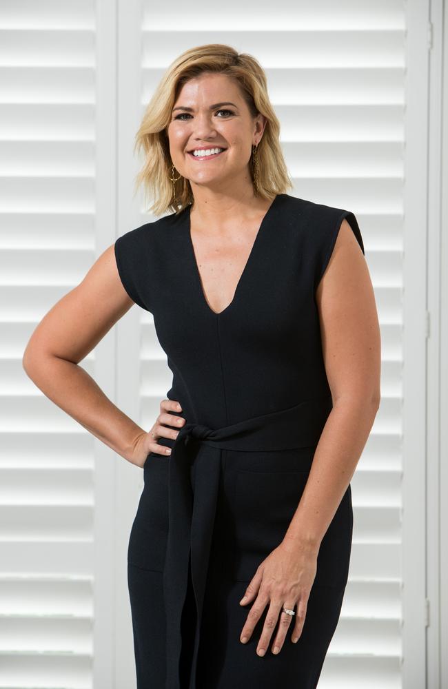 Sarah Harris couldn’t believe her Logies luck. Picture: Supplied