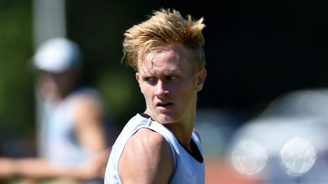 Jaidyn Stephenson has been named for Collingwood. Picture: Nicole Garmston