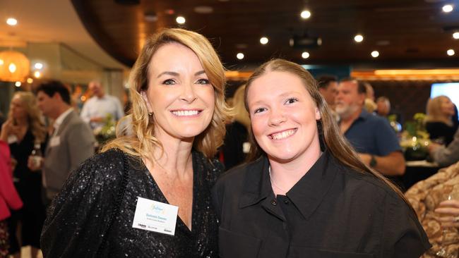 Belinda Dawes and Montana Atkinson at the Gold Coast Australian of the Year Awards 2024 at Skypoint Q1 for Gold Coast at Large. Picture, Portia Large.