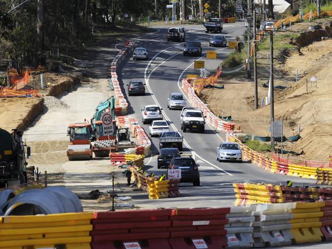 Transport for NSW said the recycled aggregate used during construction has caused the bumps.