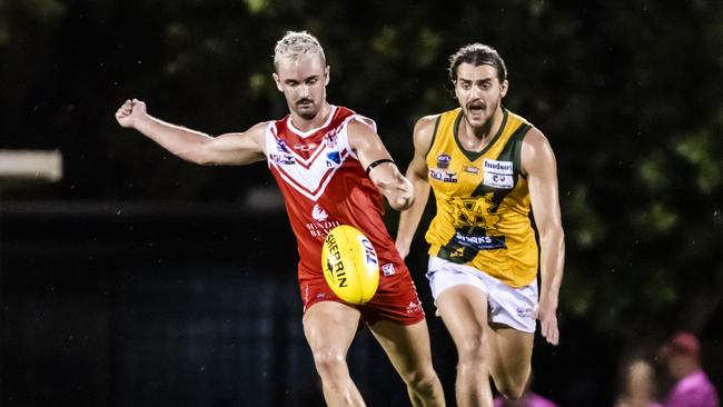 Dylan Collis of Waratah has had a big 2022-23 NTFL season for Waratah. Picture: Patch Clapp / AFLNT Media