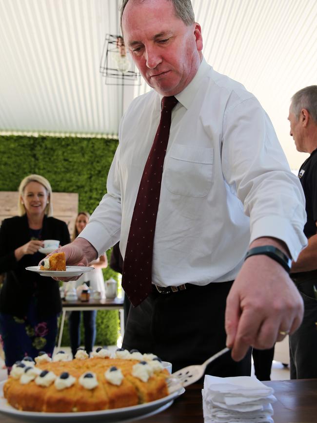 Deputy Prime Minister Barnaby Joyce has spent thousands wining and dining. Picture: Jack Tran