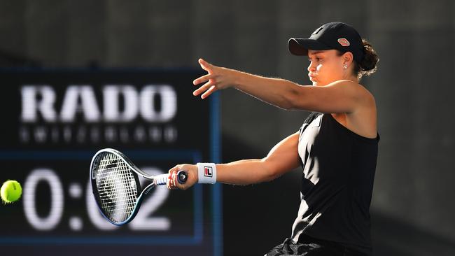 Ash Barty had to come from a set down against Coco Gauff.