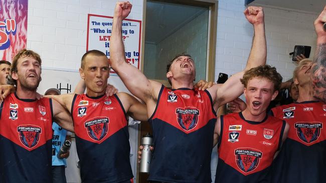 Portarlington celebrate. Picture: Mark Wilson