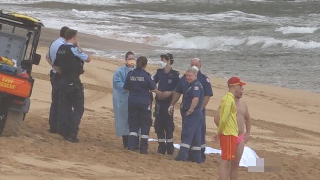 A man has died after being pulled from the ocean on Sydney’s Northern Beaches. Picture TNV