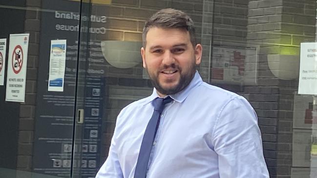 James Kalantzis, a sergeant in the NSW Police specialist command, has been fined for keying a person's car after the car was parked in an electric vehicle spot at Westfield Miranda. At Sutherland Local Court. Picture: Ashleigh Tullis