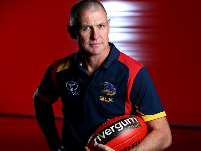 GAME ON - Crows coach Phil Walsh, ready for the start of his coaching career when Adelaide faces North Melbourne at Adelaide Oval on Sunday. Photo Sarah Reed