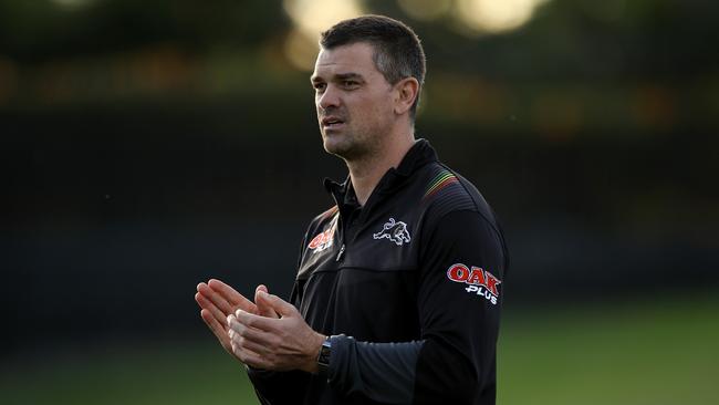 Panthers defence coach Cameron Ciraldo. Picture: Mark Kolbe/Getty Images