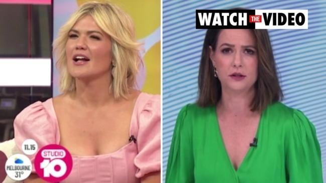 Natasha Exelby disses Sarah Harris’ outfit on Studio 10