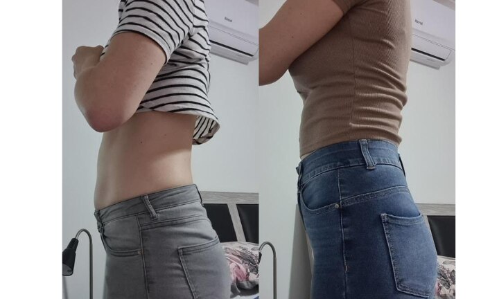 Stomach store flattening jeans